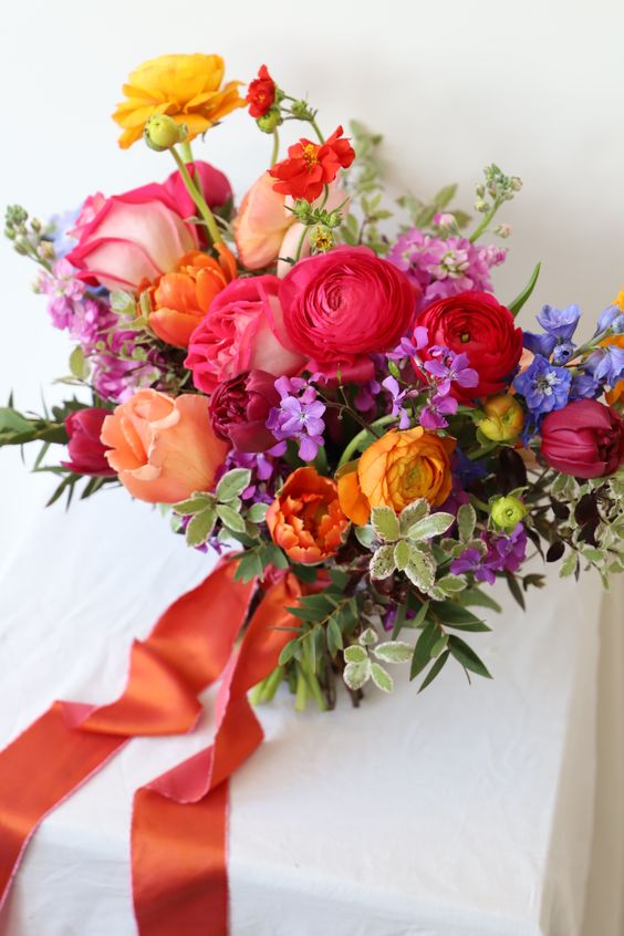 Vanessa Jayne Design bouquet of seasonal flowers